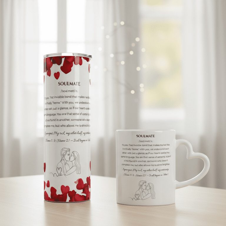 Duo Tasse + Gobelet Âme Sœur - Petite Sublime