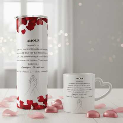 Duo Tasse + Gobelet Amour - Petite Sublime