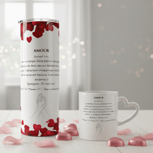 Duo Tasse + Gobelet Amour - Petite Sublime