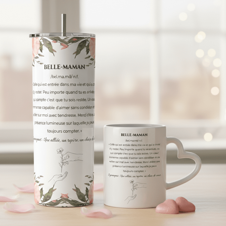 Duo Tasse + Gobelet Belle‑Maman - Petite Sublime