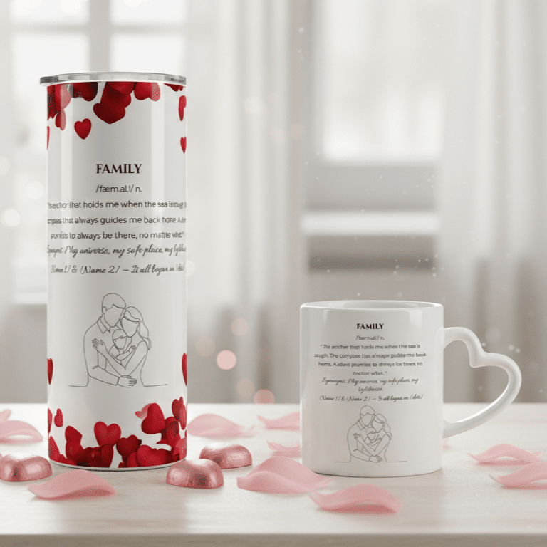 Duo Tasse + Gobelet Famille - Petite Sublime