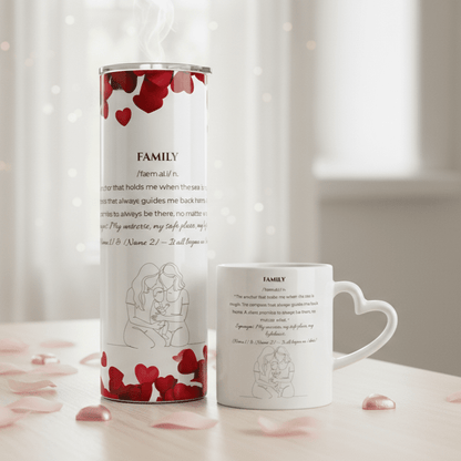 Duo Tasse + Gobelet Famille - Petite Sublime