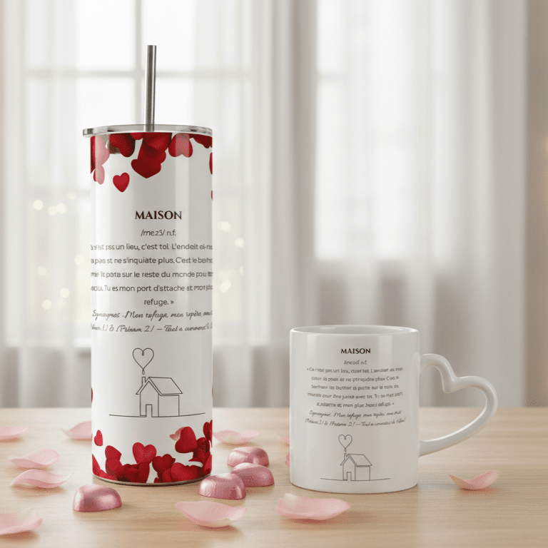 Duo Tasse + Gobelet Maison - Petite Sublime