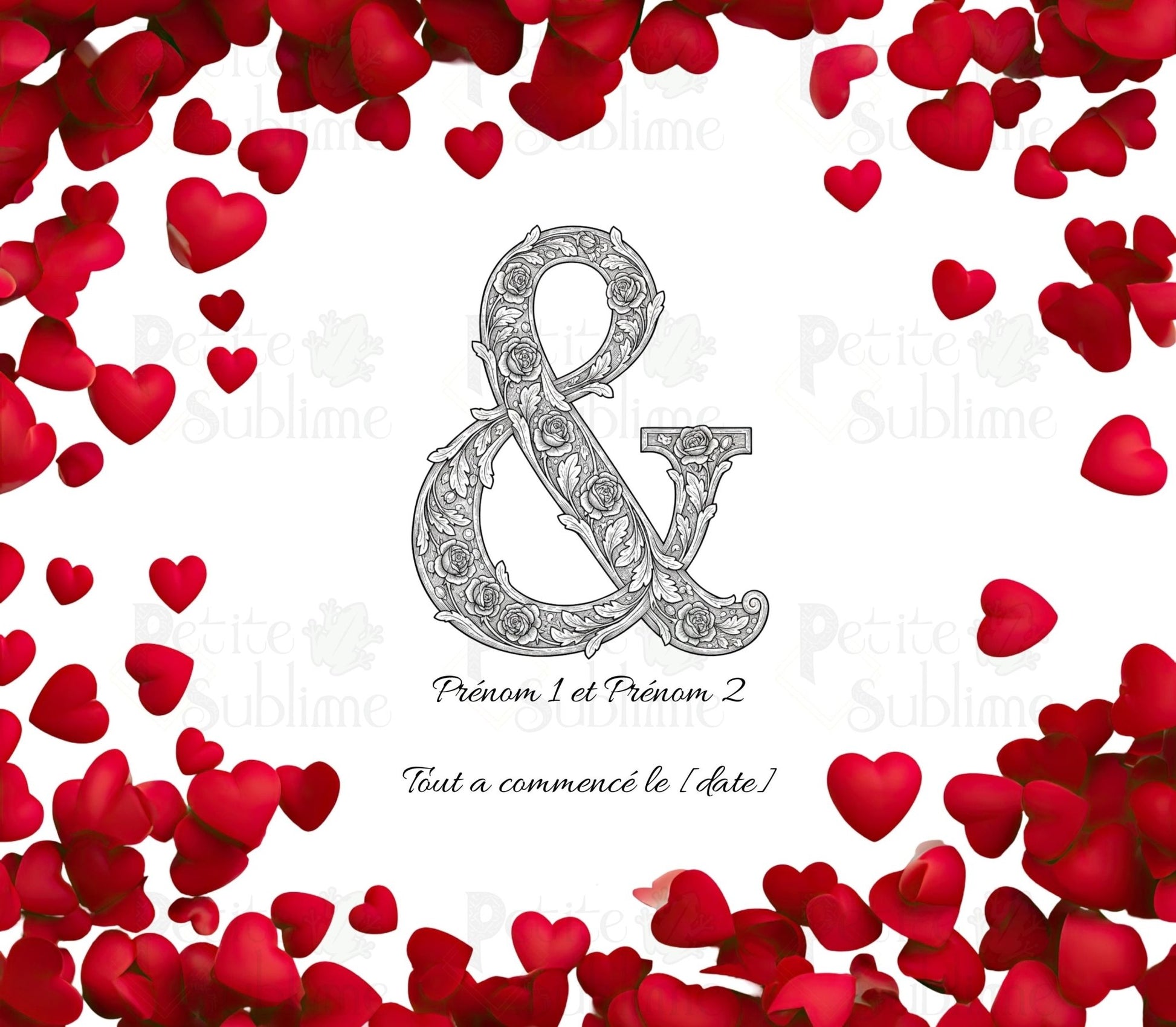 Gobelet Couple - Ampersand et Rose - Petite Sublime