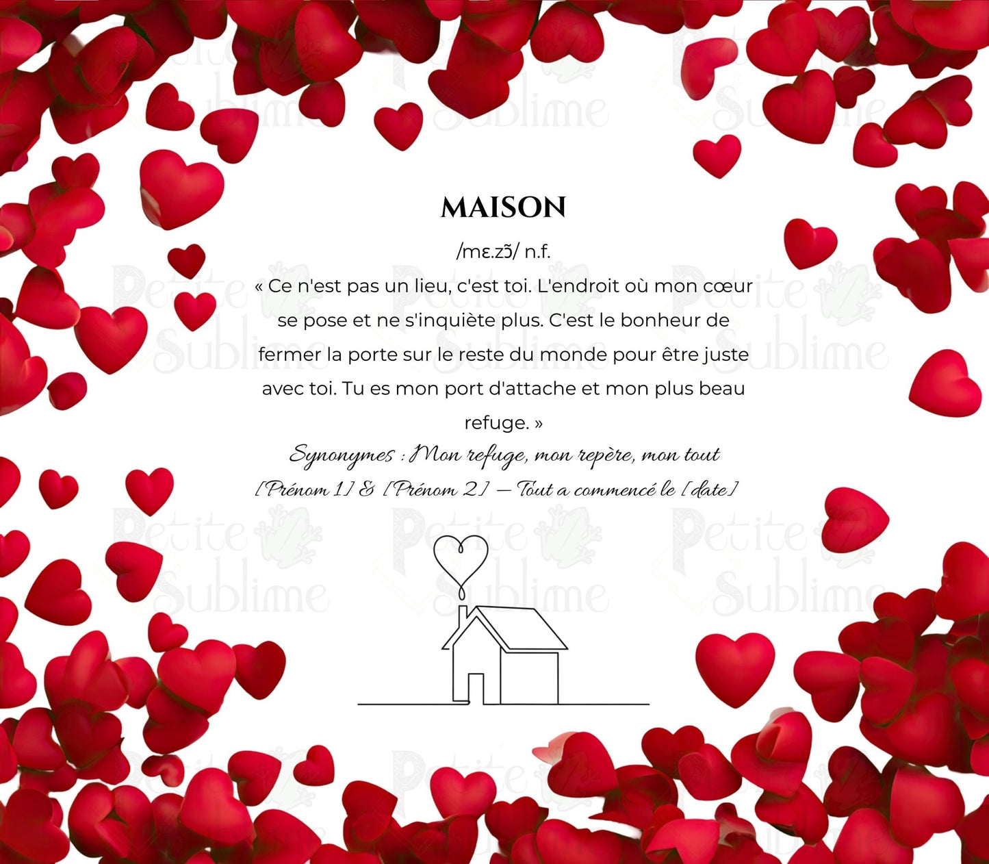 Gobelet Couple - Maison - Petite Sublime