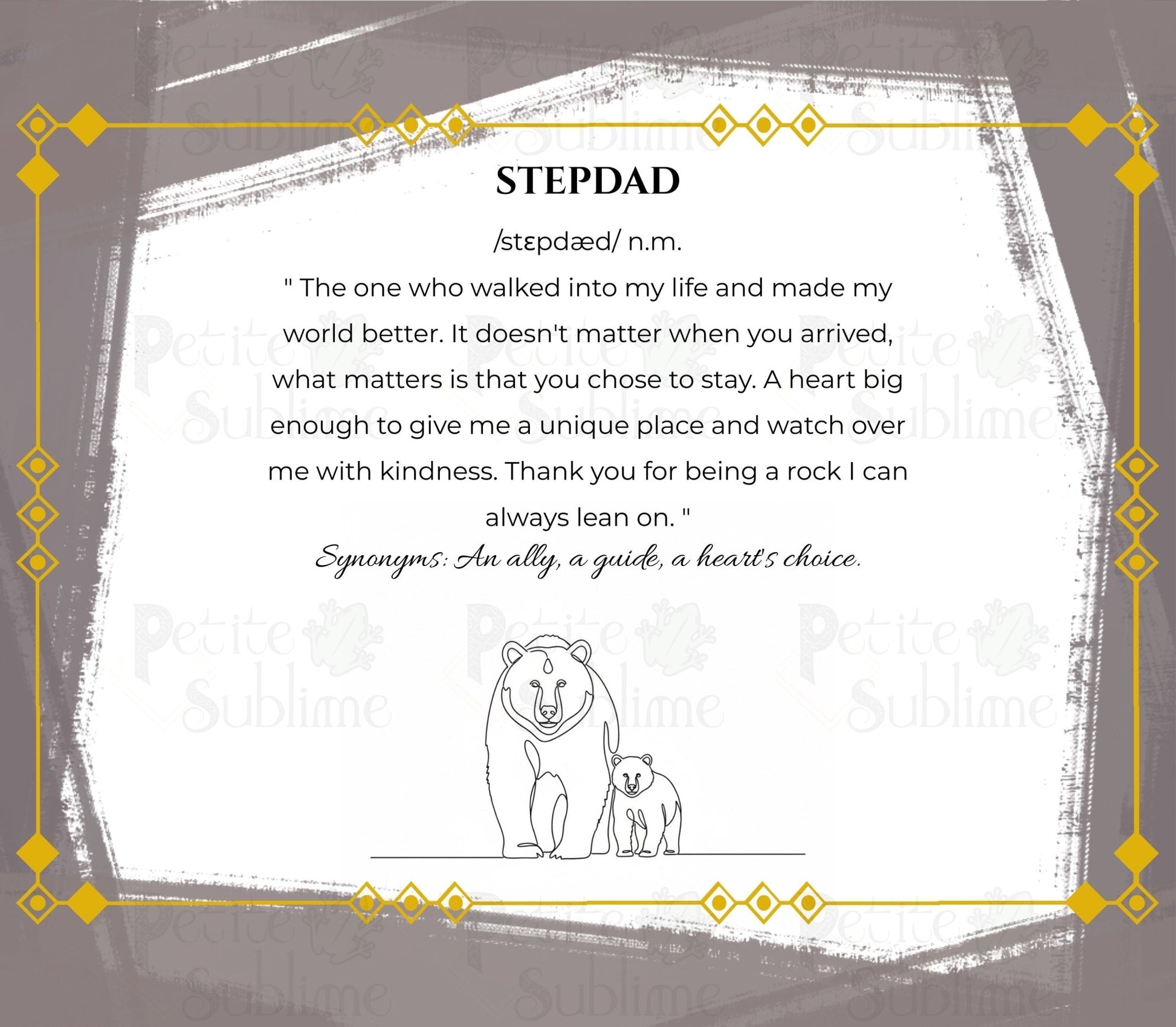 Gobelet Parent - Beau Papa - Petite Sublime