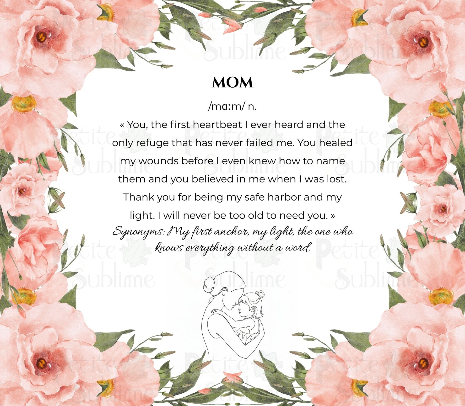 Gobelet Parent - Maman & Fille - Petite Sublime