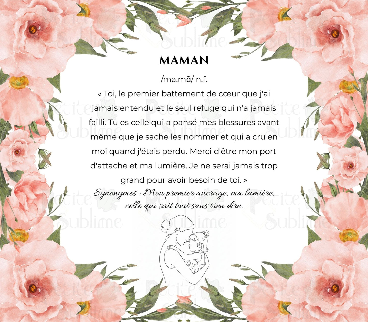 Gobelet Parent - Maman & Fille - Petite Sublime