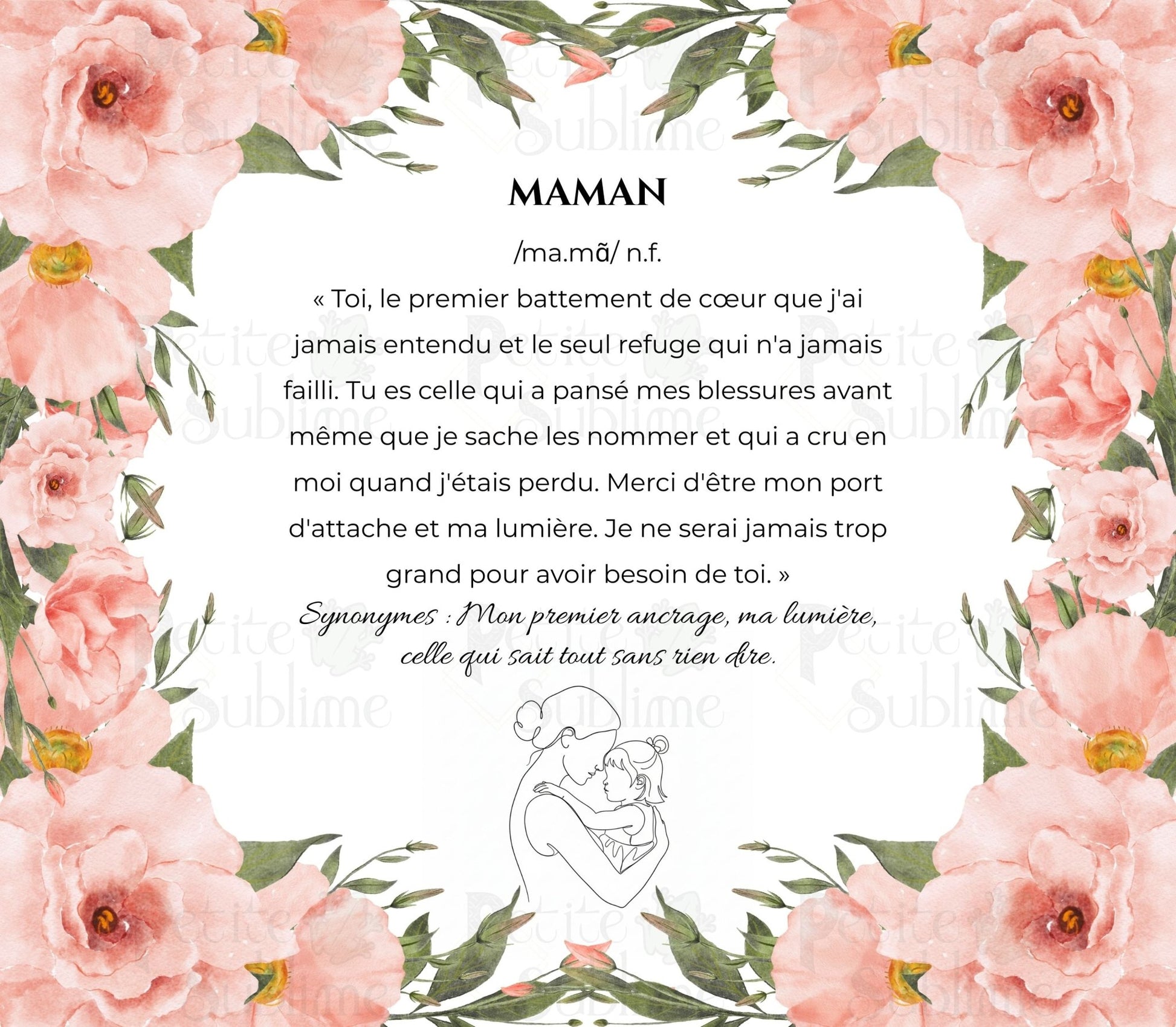 Gobelet Parent - Maman & Fille - Petite Sublime