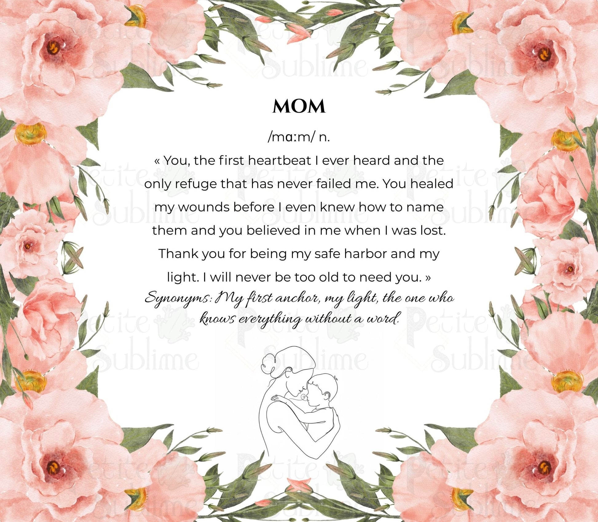 Gobelet Parent - Maman & Garçon - Petite Sublime