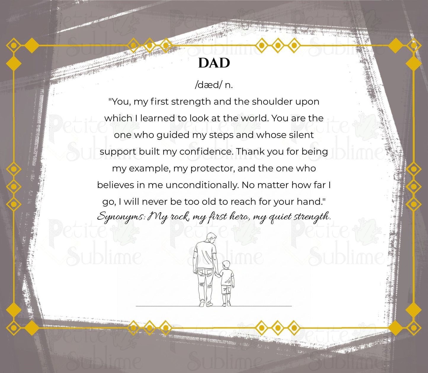 Gobelet Parent - Papa & Garçon - Petite Sublime