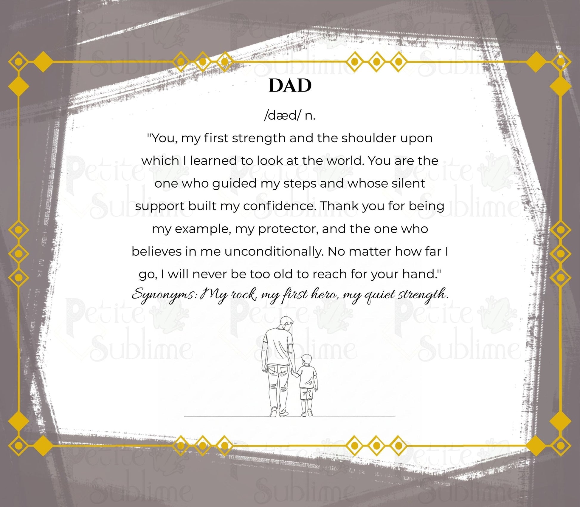 Gobelet Parent - Papa & Garçon - Petite Sublime