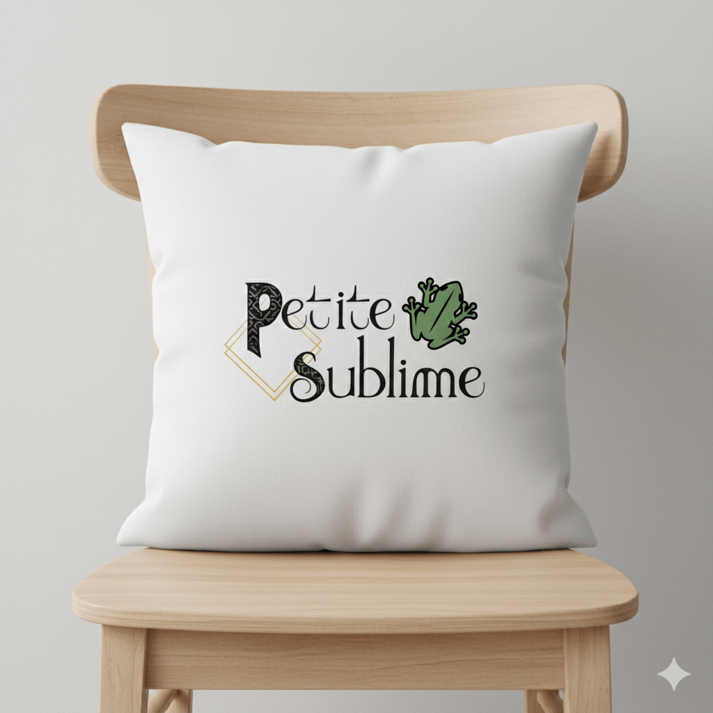 Housse de coussin personnalisée 18×18 po - Petite Sublime