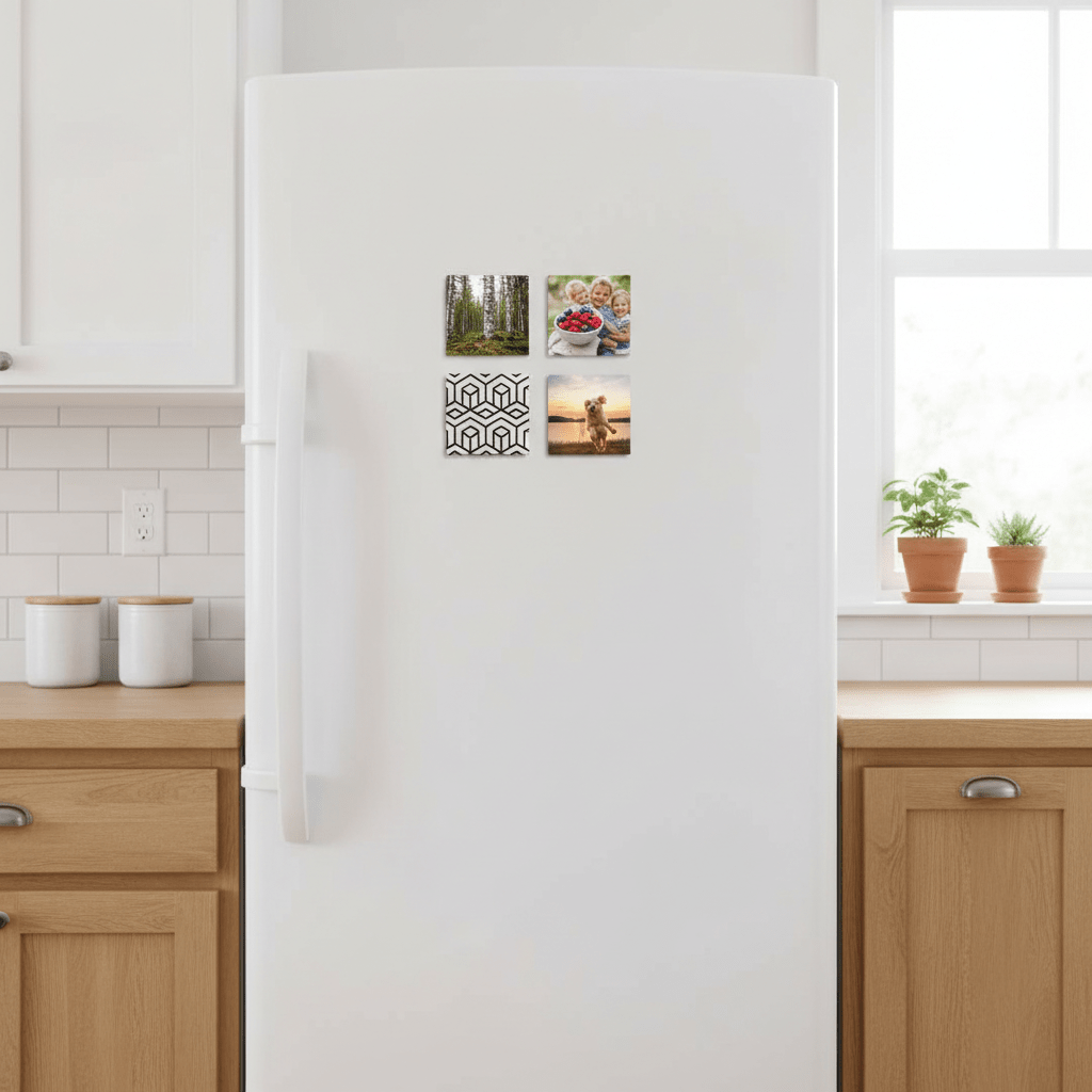 La Galerie de vos Moments Précieux – Aimants Carrés (5 cm) - Petite Sublime