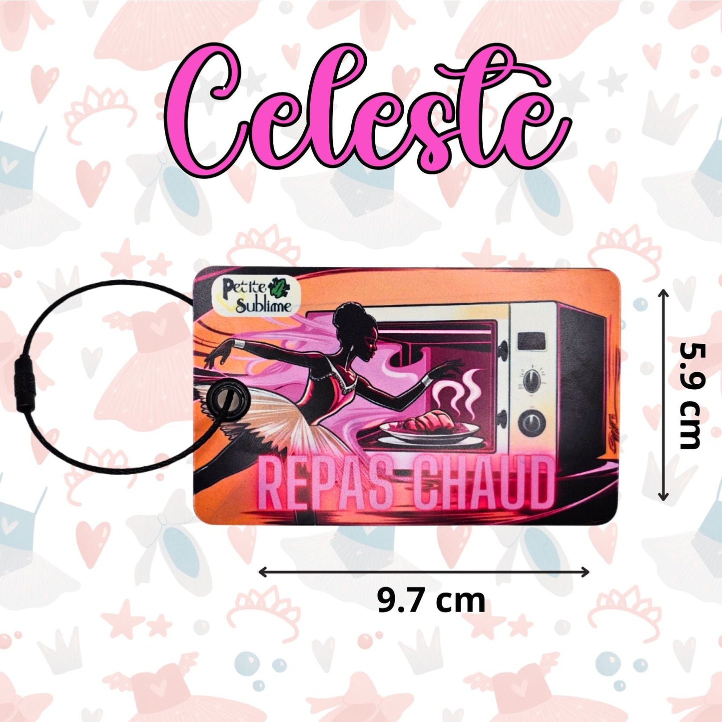 Marqueur Repas Chaud à Accrocher - Petite Sublime