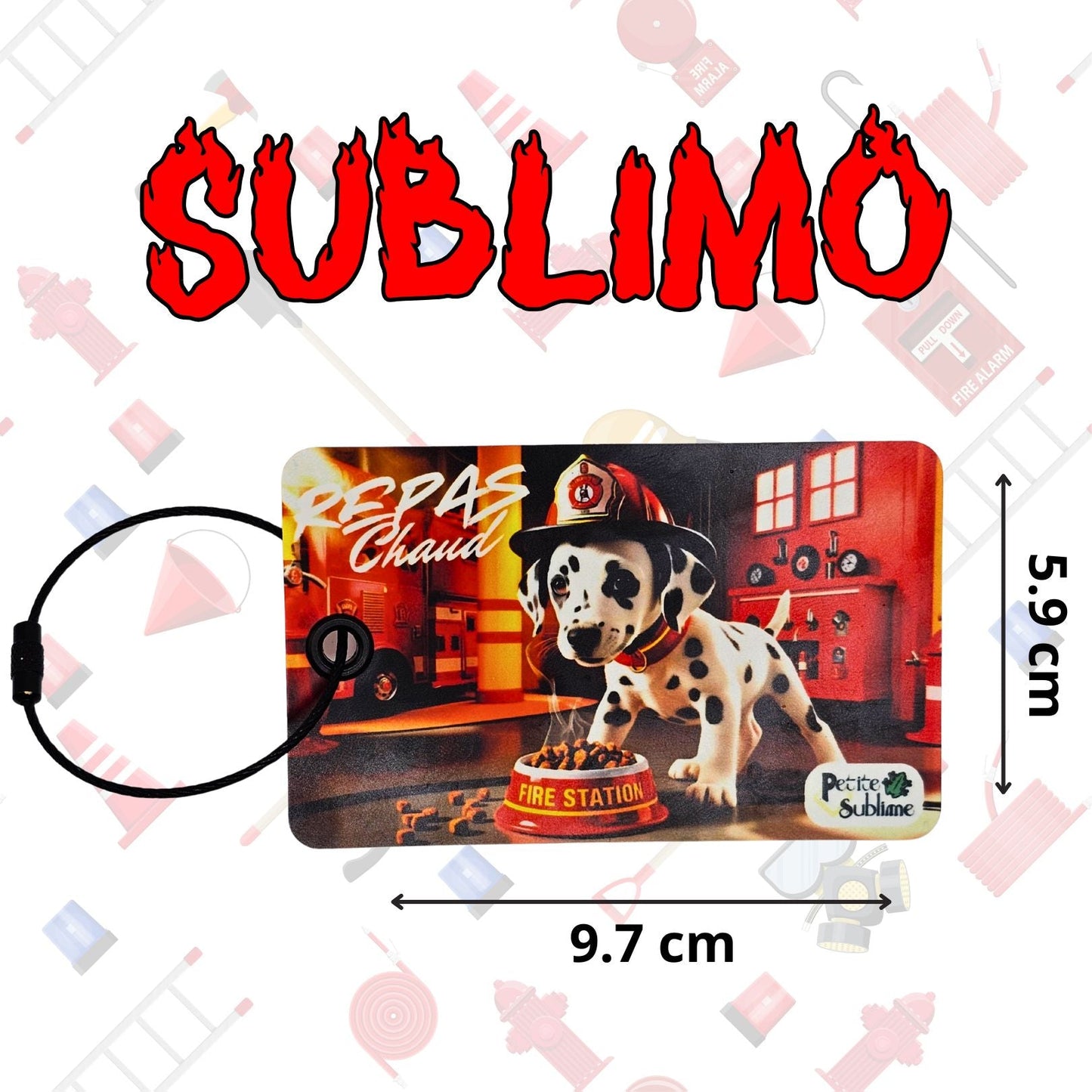 Marqueur Repas Chaud à Accrocher - Petite Sublime