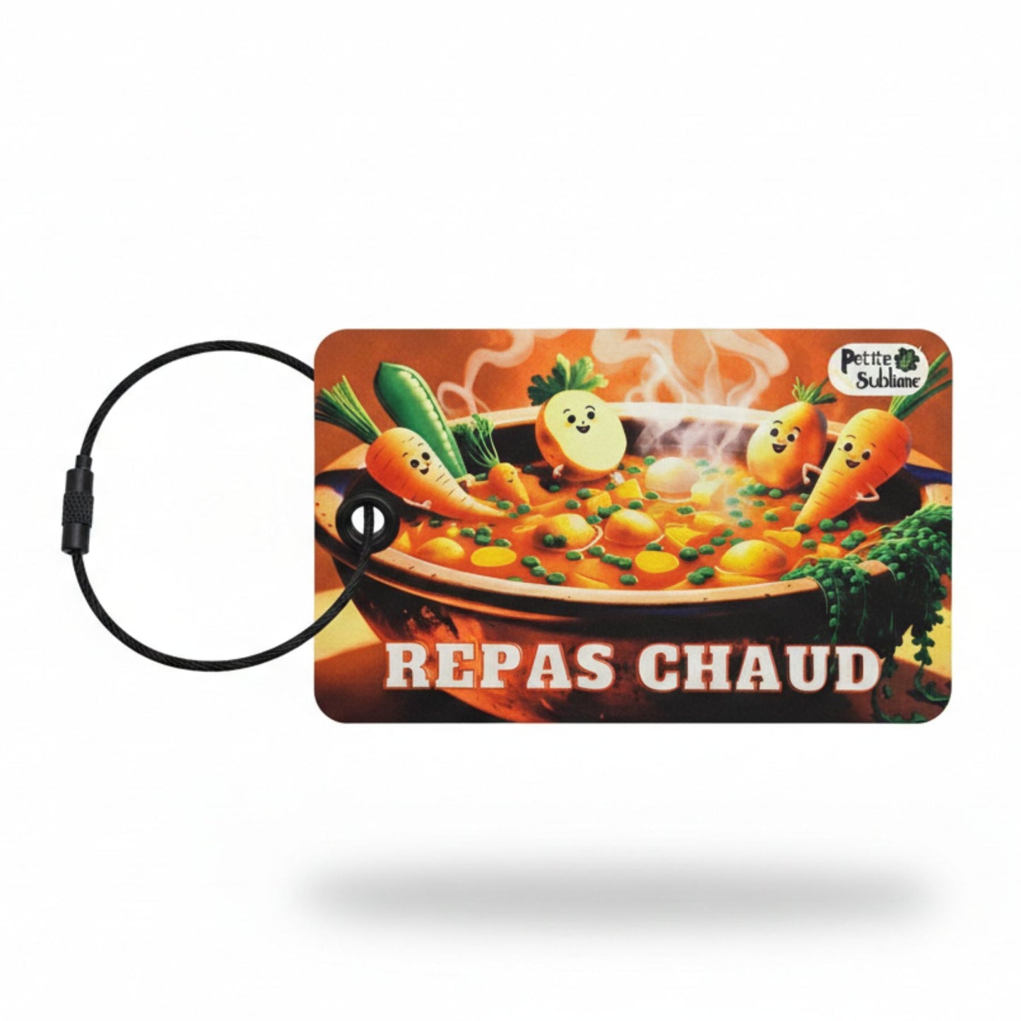 Marqueur « Repas chaud » à accrocher pour boîte à lunch – Repère visuel pour enfants - Petite Sublime