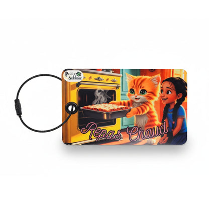 Marqueur « Repas chaud » à accrocher pour boîte à lunch – Repère visuel pour enfants - Petite Sublime