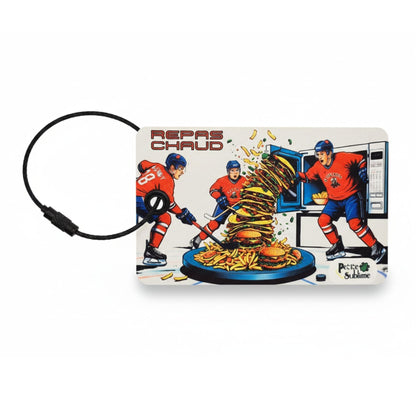 Marqueur « Repas chaud » à accrocher pour boîte à lunch – Repère visuel pour enfants - Petite Sublime