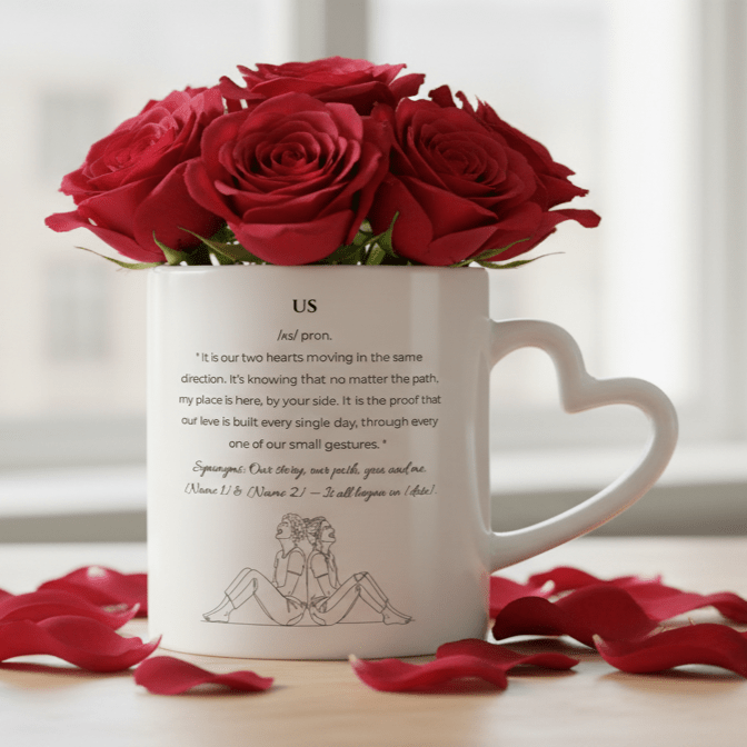 Motif Nous - Elle et Elle – Tasse, Gobelet ou Duo personnalisé - Petite Sublime