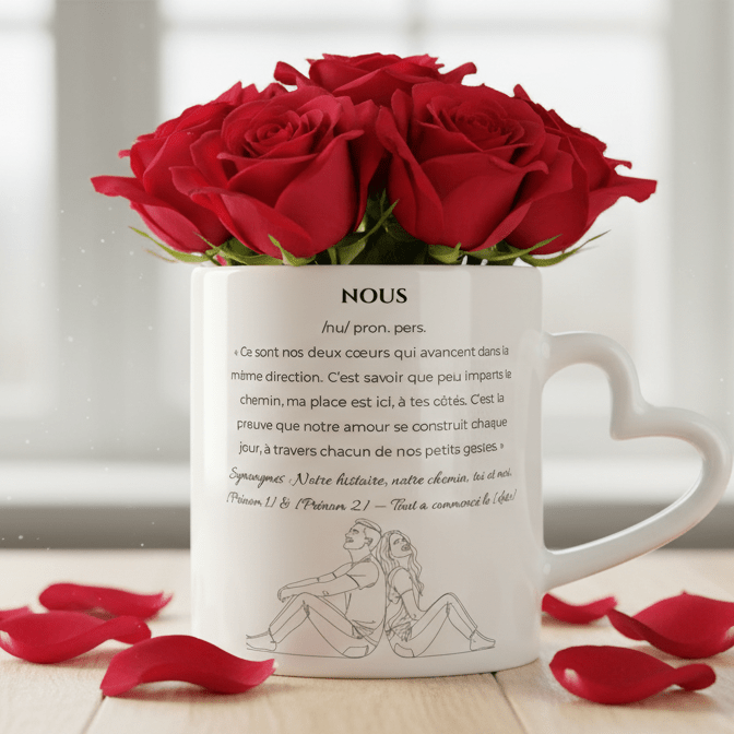 Motif Nous - Elle et Lui – Tasse, Gobelet ou Duo personnalisé - Petite Sublime