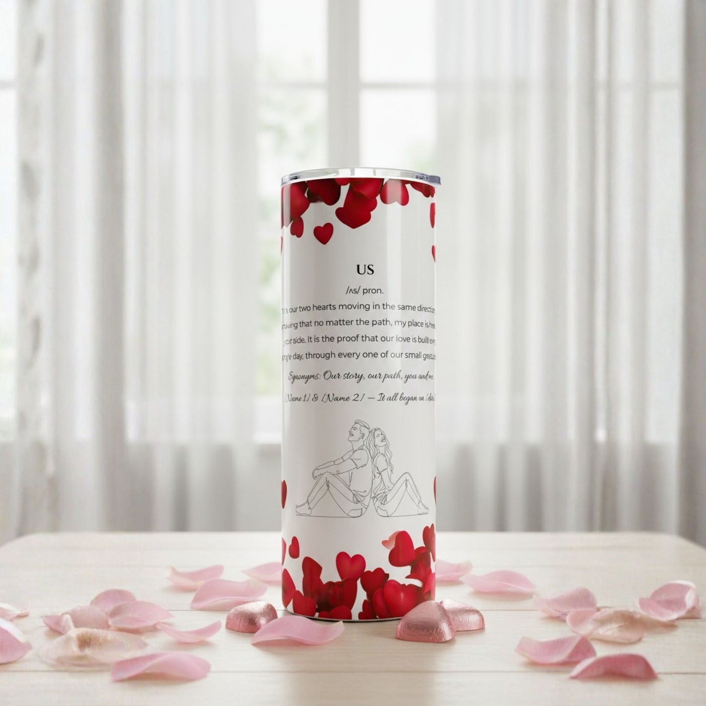 Motif Nous - Elle et Lui – Tasse, Gobelet ou Duo personnalisé - Petite Sublime