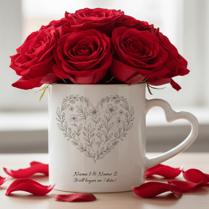 Mug Couple - Coeur - Petite Sublime