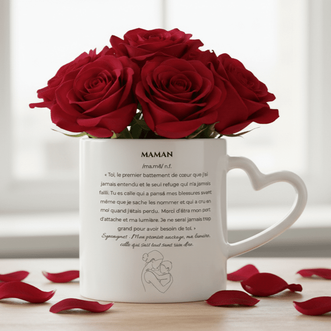 Mug Parent - Maman & Garçon - Petite Sublime