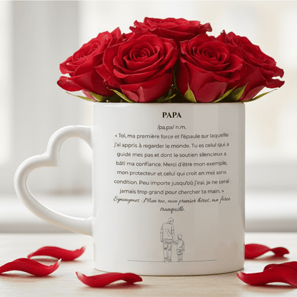 Mug Parent - Papa & Garçon - Petite Sublime