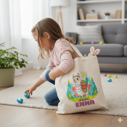 Sac de chasse aux cocos prêt à offrir – prénom optionnel - Petite Sublime