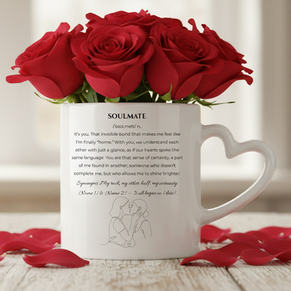 Motif Âme Sœur- Elle et Elle – Tasse, Gobelet ou Duo personnalisé - Petite Sublime