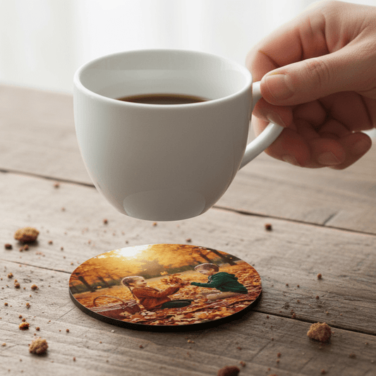 Sous - verres personnalisables en liège – Lot de 4 ou 6 - Petite Sublime