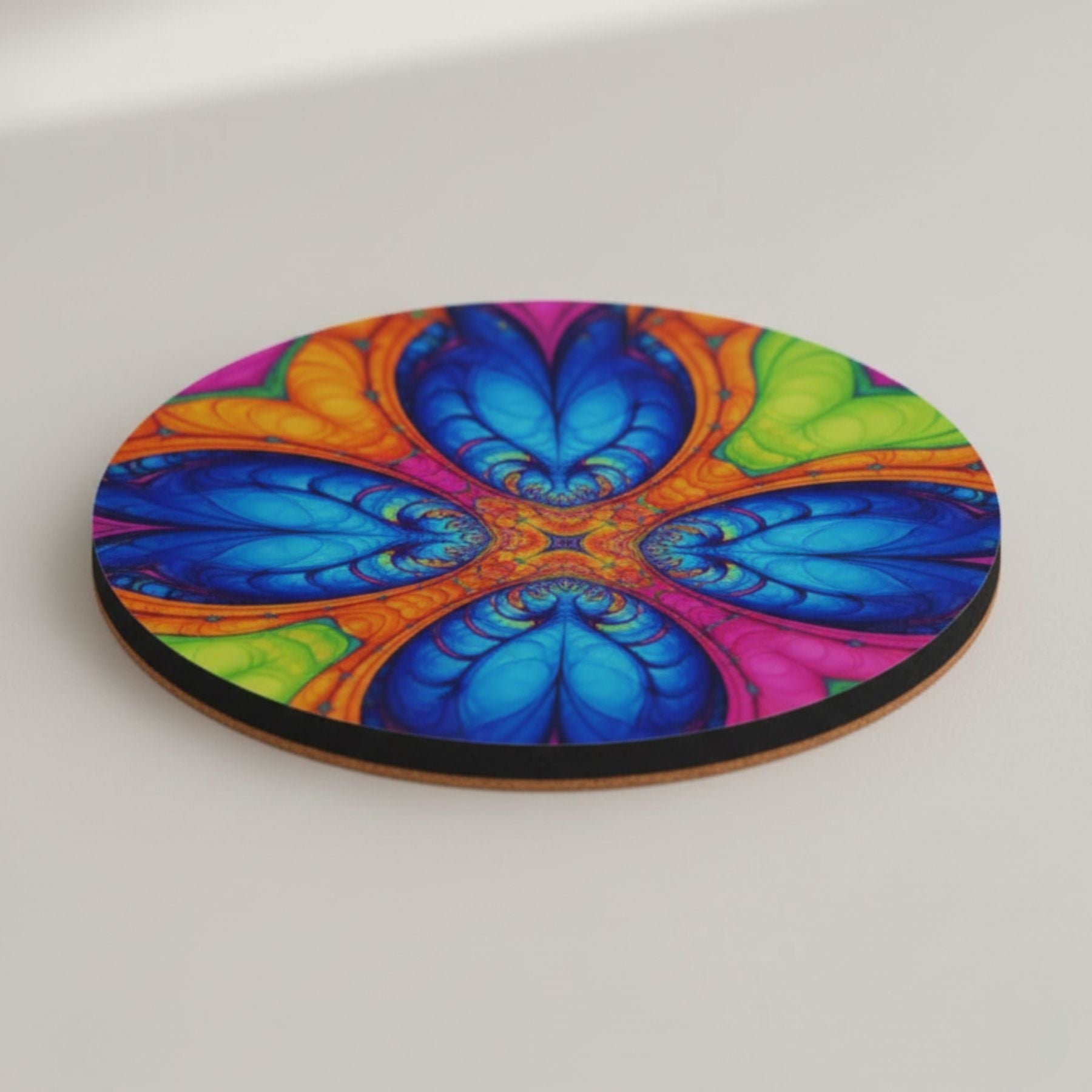 Sous‑verres personnalisés MDF & liège – Lot de 4 ou 6 - Petite Sublime