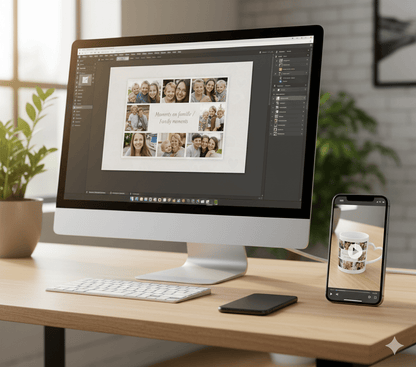 Tasse 360° “Coup de Foudre” – Poignée cœur personnalisée - Petite Sublime