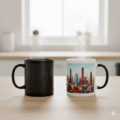 Tasse magique 11 oz / 15 oz entièrement personnalisée – Impression 360° - Petite Sublime