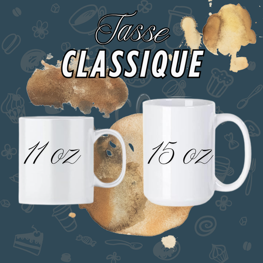 Tasse classique personnalisable